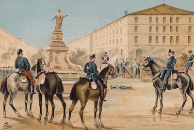 Disarmo dei Volontari della Libertà, Saragozza, Spagna, 1874 da Spanish School