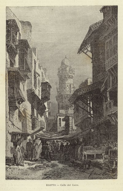 Strada al Cairo da Spanish School