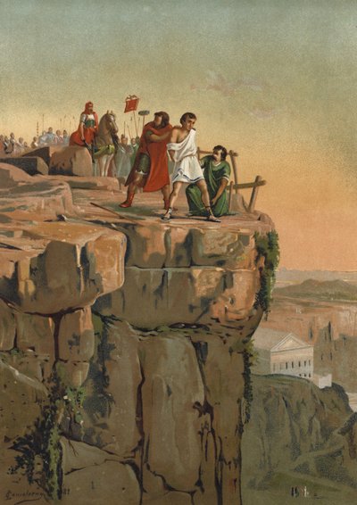 Esecuzione del mago romano Lucio Pituanio da Spanish School