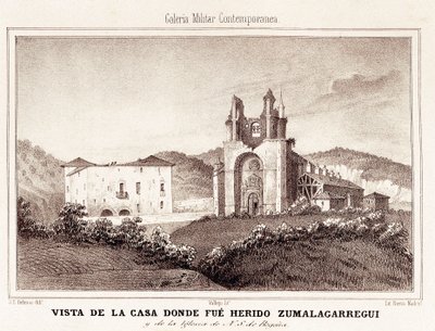 Prima guerra carlista: il generale carlista Tomas Zumalacarregui ferito dopo l