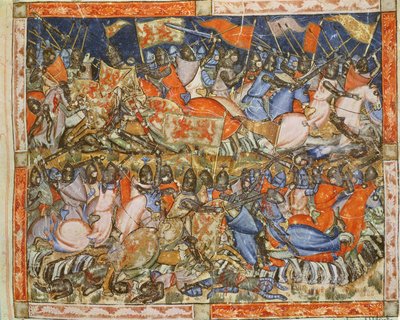 Fol.39r Le Imprese di Ettore, dal Codice Benito Santa Mora da Spanish School