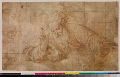 Dio Padre benedicente, 1675-99 da Spanish School
