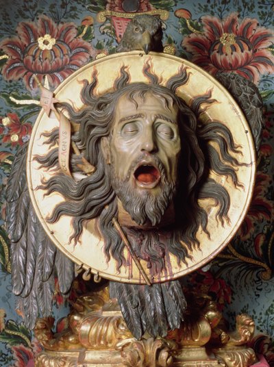 Testa di Giovanni Battista da Spanish School