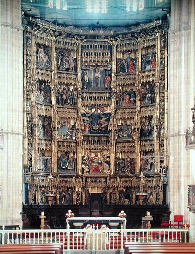 Altare Maggiore (legno dipinto) da Spanish School