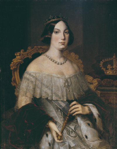 Isabella II, regina di Spagna da Spanish School