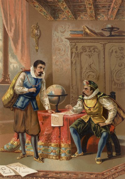 Giovanni Keplero e Tycho Brahe all