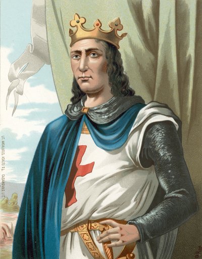 Re Luigi IX di Francia, o San Luigi da Spanish School