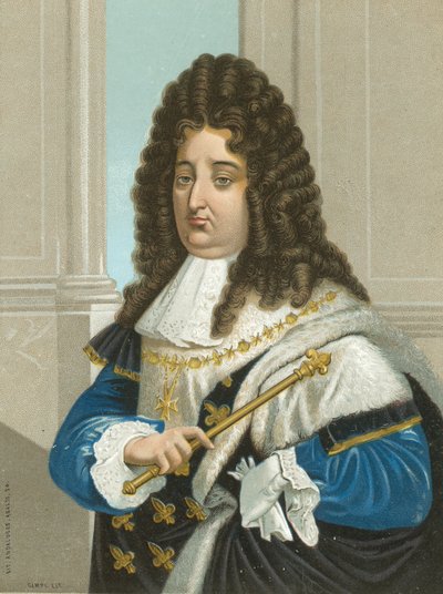 Re Luigi XIV di Francia da Spanish School