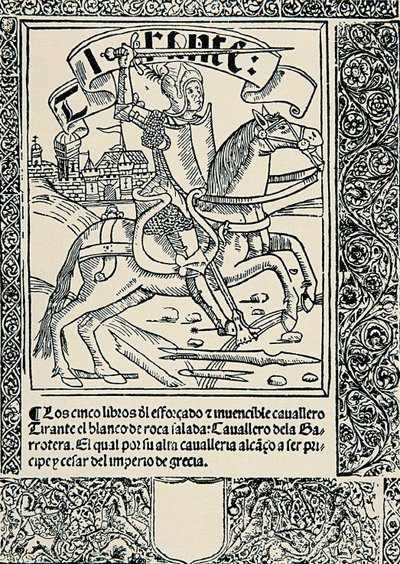 Cavaliere sul suo cavallo, Frontespizio dell