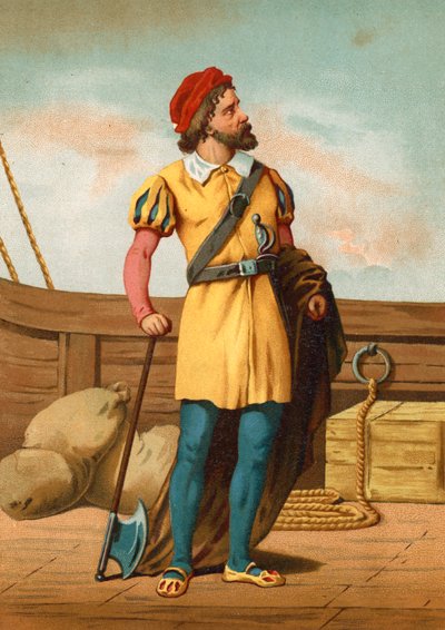 Martin Alonso Pinzon che navigò con Colombo da Spanish School