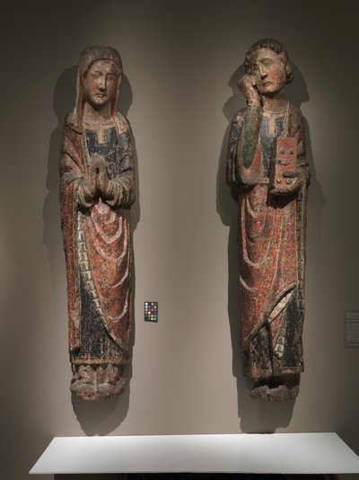 San Giovanni in lutto e Vergine in lutto, Regno di Castiglia e León, c.1250-1275 da Spanish School