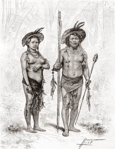 Indiani nativi di Rio Branco, Sud America da Spanish School
