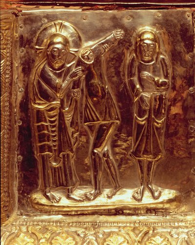 Pannello di un reliquiario contenente le reliquie di Sant