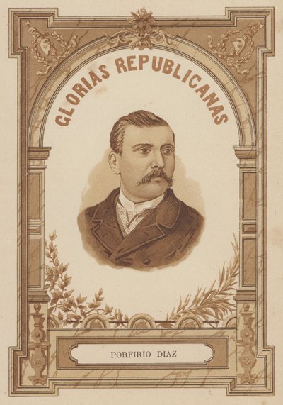 Porfirio Diaz, soldato e politico messicano da Spanish School