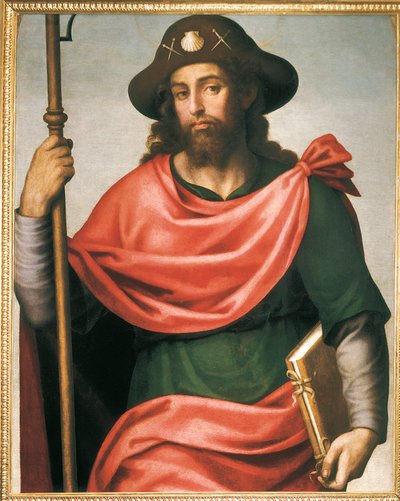 Ritratto di San Giacomo di Compostela da Spanish School