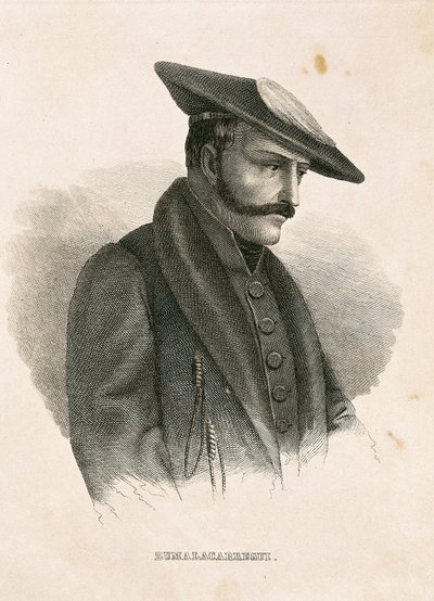 Ritratto di Tomás Zumalacárregui (1788-1835), personaggio della Campagna Spagnola o Guerra d