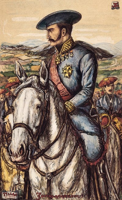 Ritratto di Tomas Zumalacarregui (1788-1835), membro militare dell