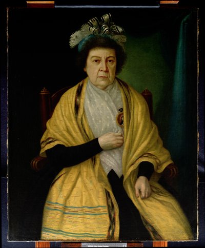 Ritratto di una vecchia donna da Spanish School