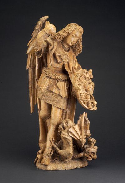 San Michele e il Diavolo, c.1475-1500 da Spanish School