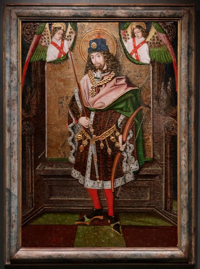 San Sebastiano. Origine chiesa parrocchiale di Piedratajada (Zaragoza). XV secolo da Spanish School