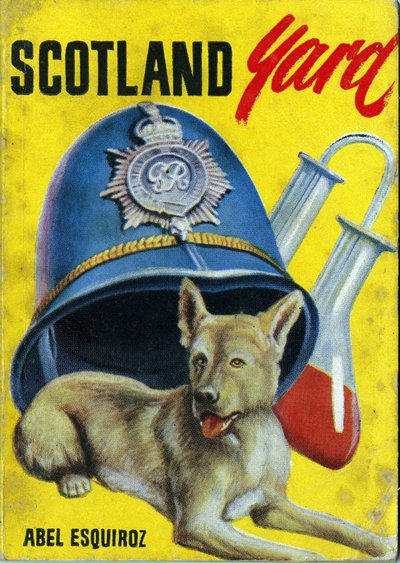 Scotland Yard, di Abel Esquiroz, edizione a destinazione pedagogica e popolare. Copertina, XX secolo da Spanish School
