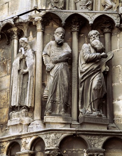 Scultura dalla cattedrale di Santa Maria de Burgos, Porta del Sarmental da Spanish School