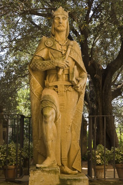 Statua di Alfonso X El Sabio da Spanish School