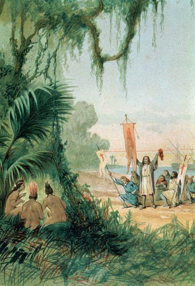 Lo sbarco di Cristoforo Colombo sull