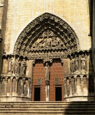La Portada del Sarmental, transetto sud, c.1235 da Spanish School
