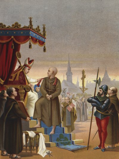 La degradazione di Girolamo Savonarola, 1498 da Spanish School