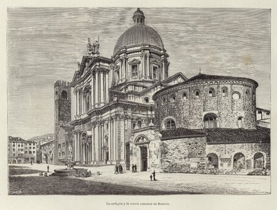La vecchia e la nuova cattedrale di Brescia da Spanish School
