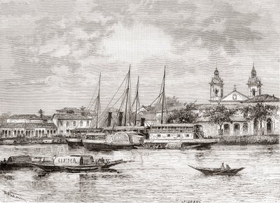 Il porto di Manaus, Stato di Amazonas, Brasile settentrionale da Spanish School