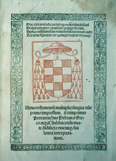 Pagina del titolo di 