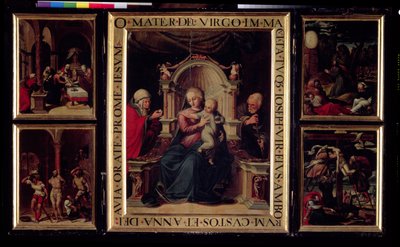 Trittico dalla Capilla de las Reliquias da Spanish School