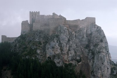 Veduta del castello di Loarre, costruito tra l