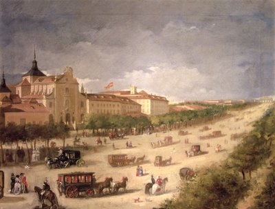 Veduta della Calle de Alcalá, Madrid da Spanish School
