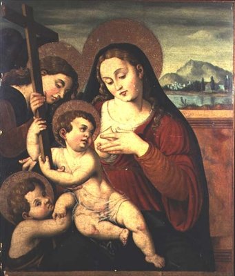 Vergine e Bambino da Spanish School