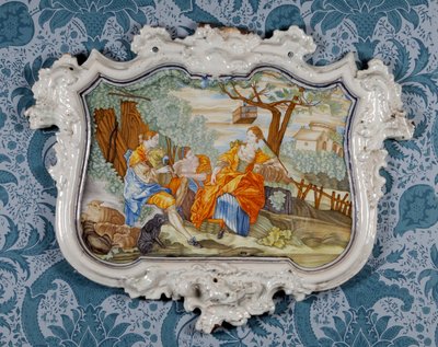 Placca da parete, Fabbrica di ceramiche Alcora, c.1750 da Spanish School