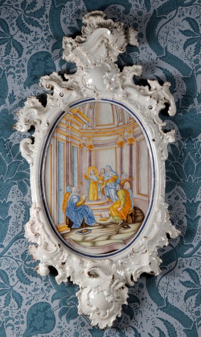 Placca murale, Fabbrica di ceramiche di Alcora, c.1750 da Spanish School