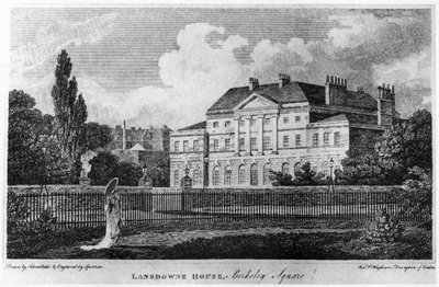 Lansdowne House, Berkeley Square, Londra, XIX secolo da Sparrow