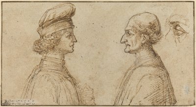Busto di due uomini da Sperandio