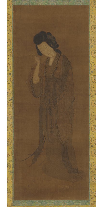 Figura in piedi di una donna da Spurious signature of Yuan Qian