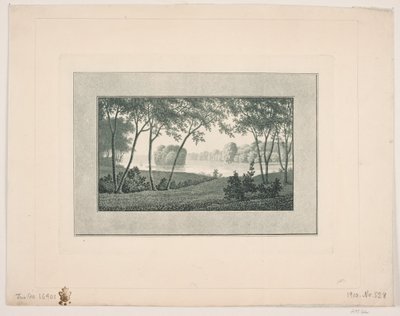 Bagsværd Sø. Vista su Nybro da Søren Henrik Petersen