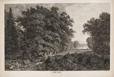 Foresta di Grib con vista su Esrum Sø verso Fredensborg da Søren Henrik Petersen