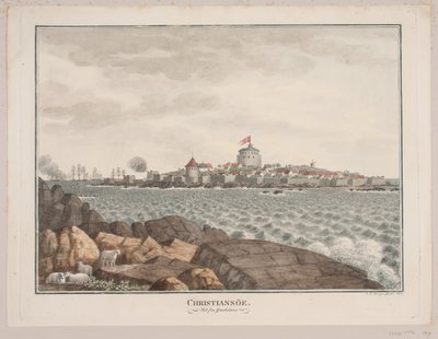 Christiansø. Vista da Græsholmen da Søren L. Lange