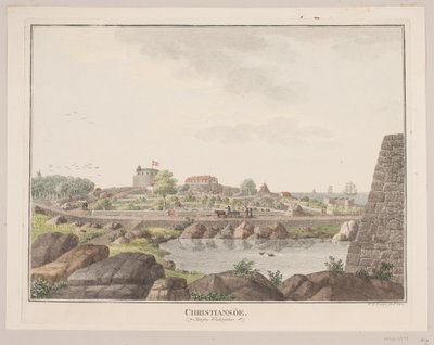 Christiansø vista dal lato ovest da Søren L. Lange