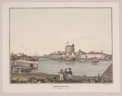 Christiansø. Porto sud da Søren L. Lange
