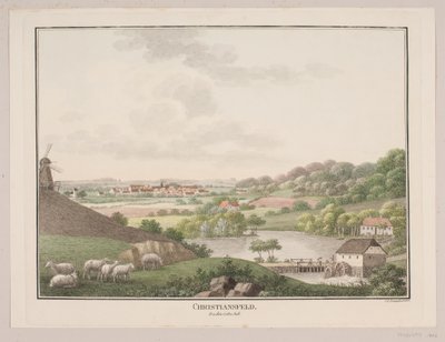 Christiansfeld, dal lato orientale da Søren L. Lange