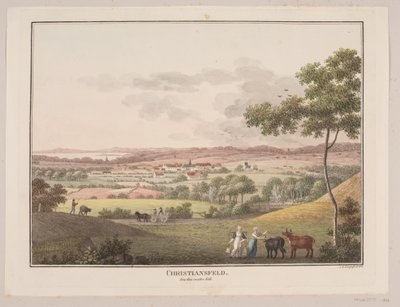 Christiansfeld, dal lato occidentale da Søren L. Lange