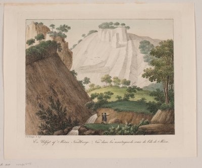 Una vista delle montagne di gesso di Møn da Søren L. Lange